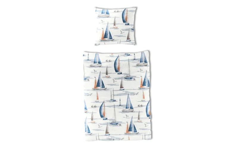 Maritime - Bettwäsche 135/200 Segelboote