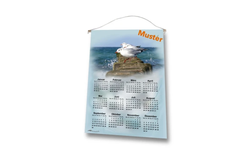 Stoff - Kalender 2025 mit eigenem Motiv