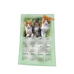 Stoff-Kalender 2024 mit verschiedenen Katzen-Motiven