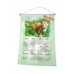 Stoff-Kalender 2025 mit verschiedenen Katzen-Motiven